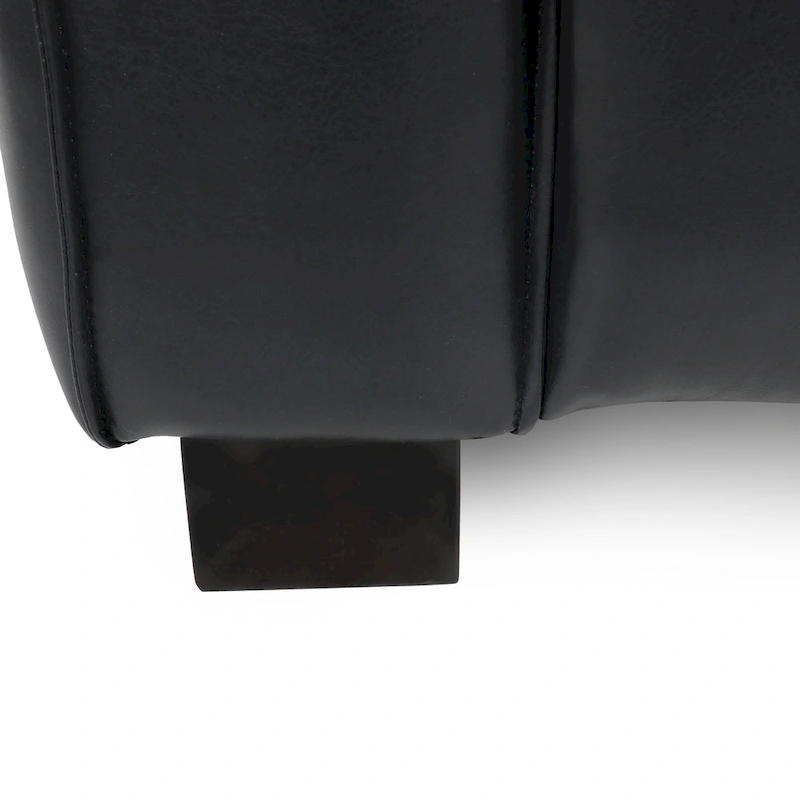 Goyette Faux Leather Club Chair by Christopher Knight Home