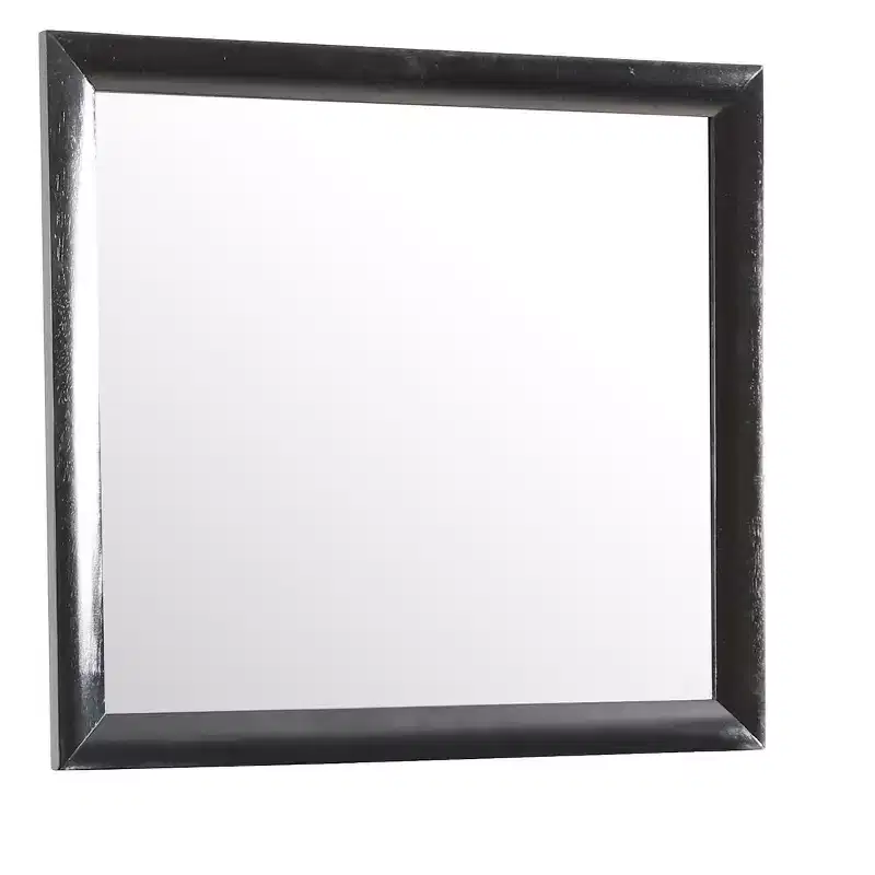 Passion Furniture Marilla 35 in. x 39 in. Modern Rectangle Framed Dresser Mirror
