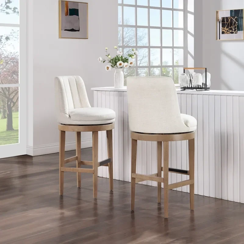 2-Pack Swivel Barstool