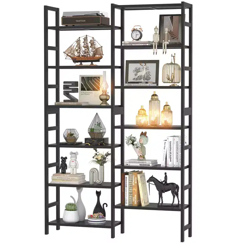59-inch Mid-Century Modern Rattan Media Console for 65-inch TVs