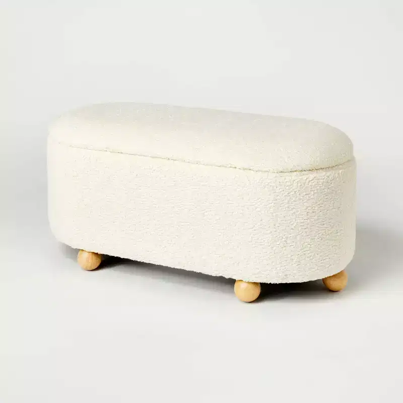 Havenstone Pill Shaped Storage Bench - Threshold designed with Studio McGee