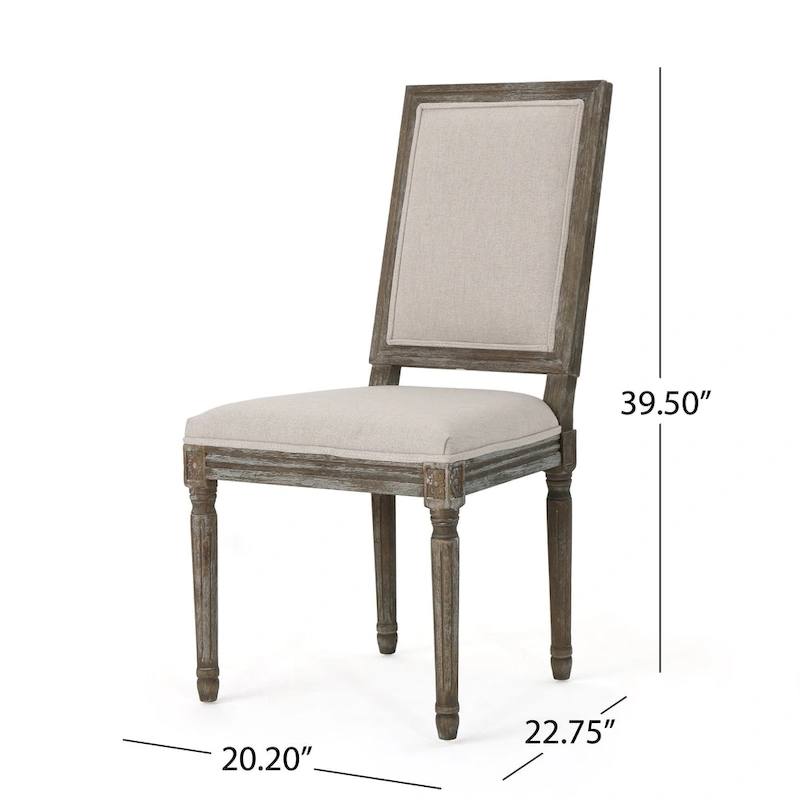 Ledger Traditional Fabric Dining Chair (Set of 2) by Christopher Knight Home