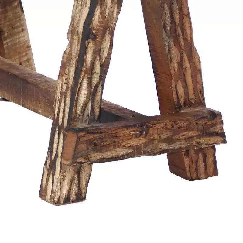 Royal Hampton Wooden Garden Patio Bench With Retro Etching