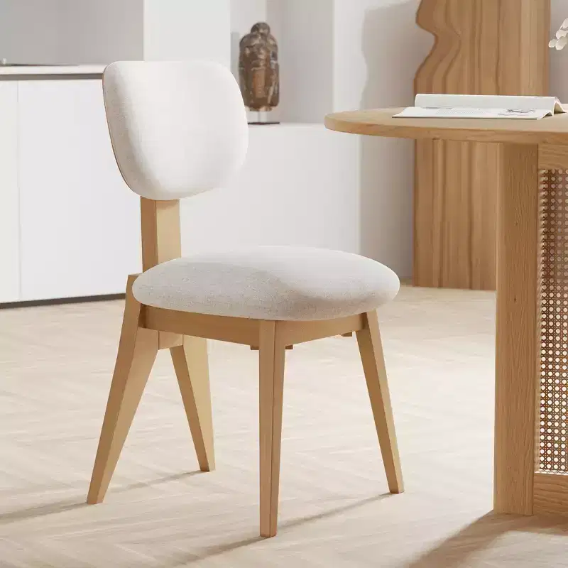 Dining Chairs with Natural Wood Leg for Home Dining Space