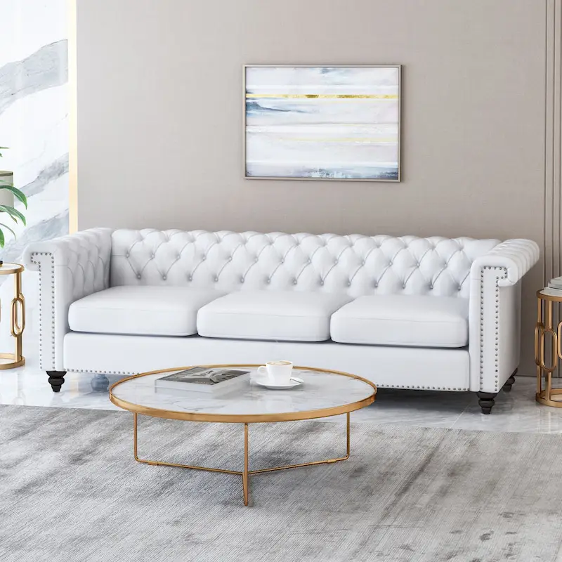 Parkhurst Chesterfield Tufted 3-seat Sofa by Christopher Knight Home