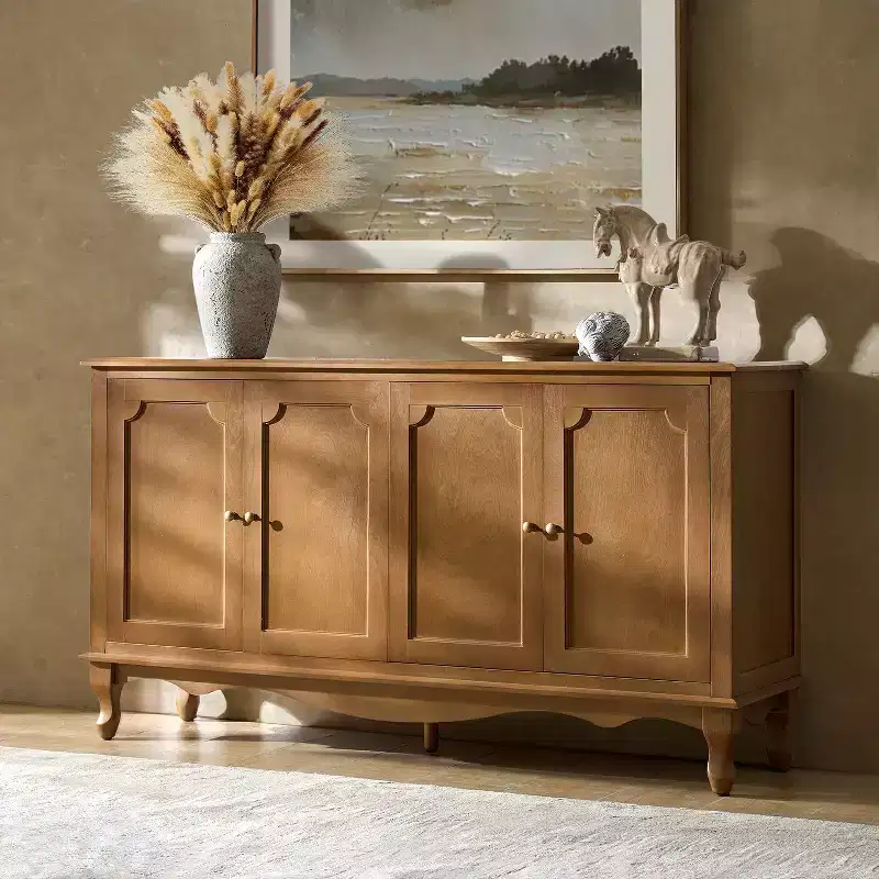Janey 58 Wide 4 door Sideboard|HULALA HOME-ACORN