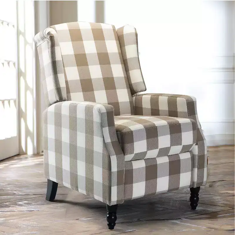 Modern Manual Polyester Recliner for Living Room