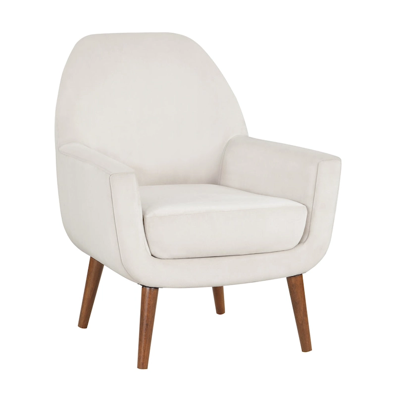 Mid-Century Velvet Arm Chair