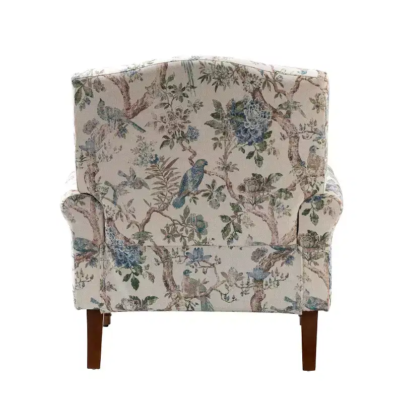 comfy Livingroom Armchair with Solid Wood Legs