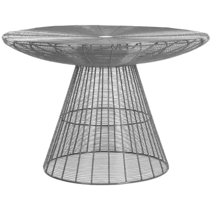 Wire Frame Coffee Table, Modern Industrial Design for Living Room