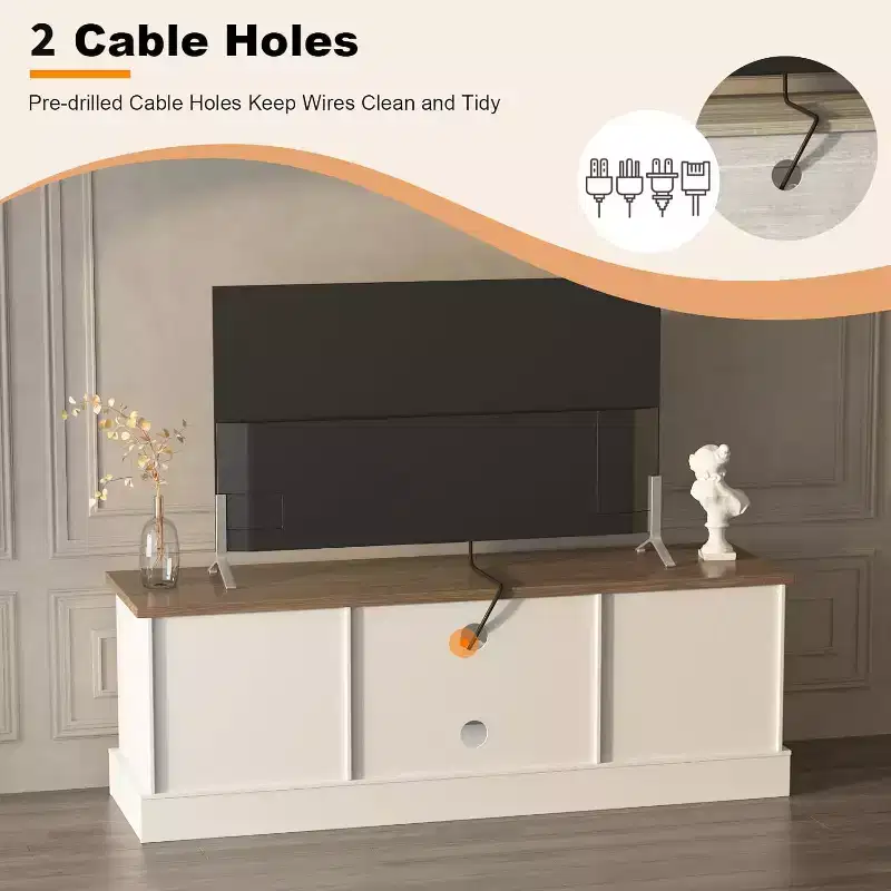 Media Console: Where Modern Entertainment Meets Rustic Warmth