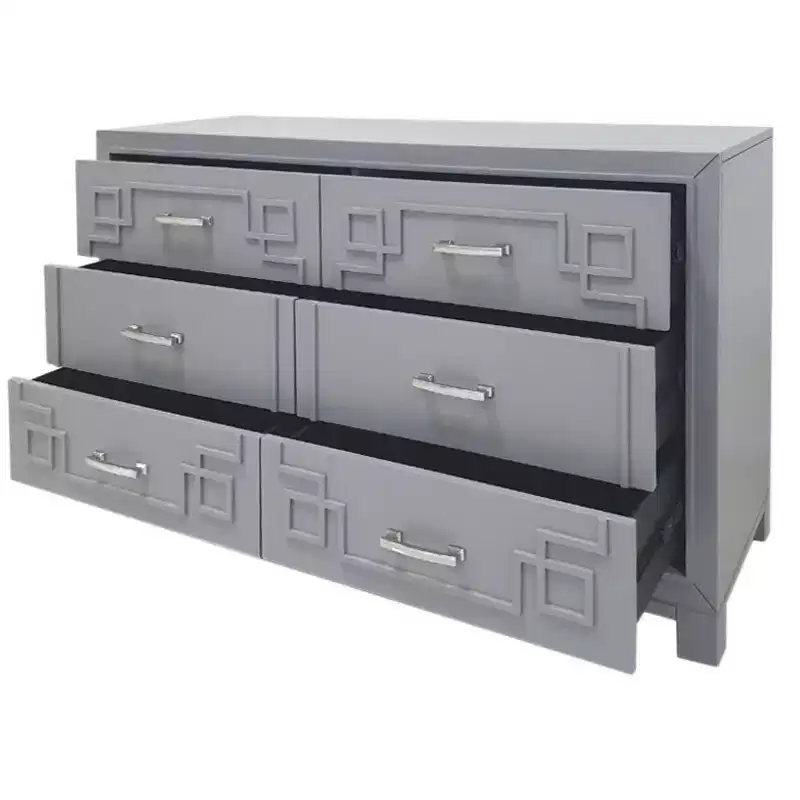 Raina 6 Drawer Modern Dresser - SFV2102 - Safavieh Couture