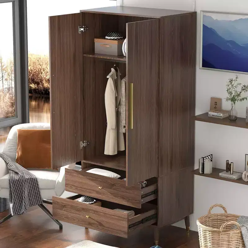 Famapy Contemporary - Elegant Wardrobe: Stylish & Functional Armoire for Bedroom Storage