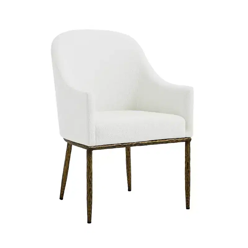 Christopher Knight Home Ekasit Modern Iron Upholstered Accent Chair with Forged Pewter Metal Legs