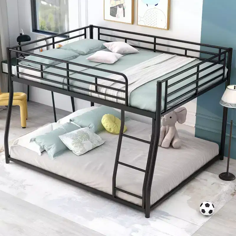 Stylish Metal Floor Bunk Bed