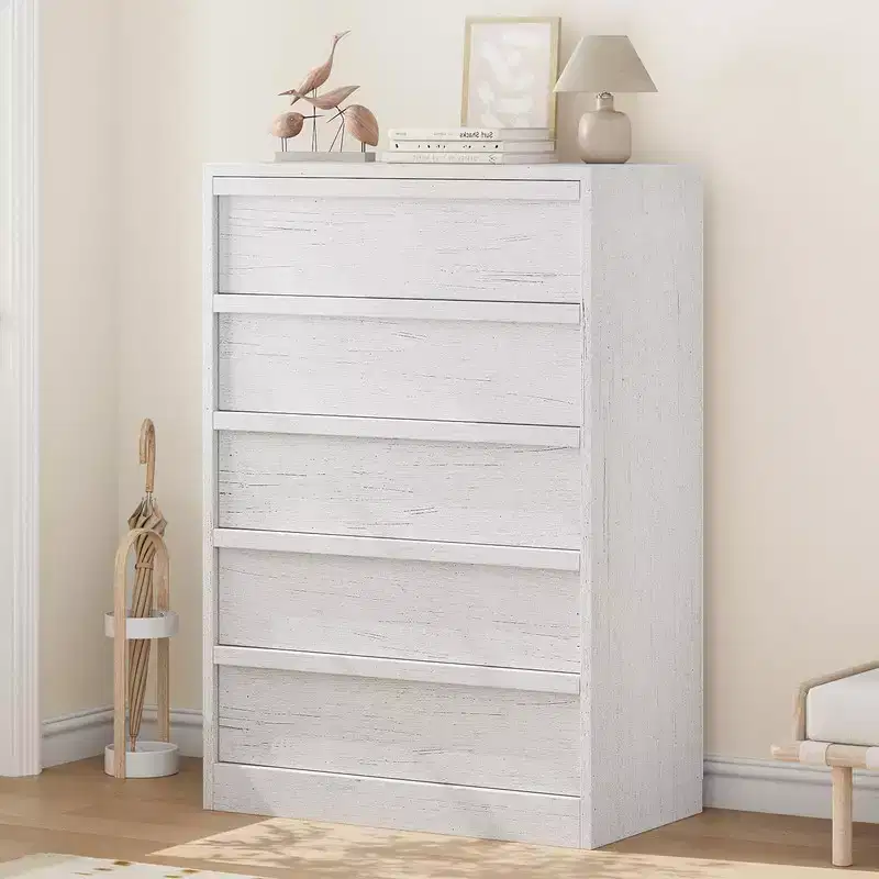 Drawer Dresser for Bedroom, Tall Chest of Drawers with Large Storage for Nursery and Entryway