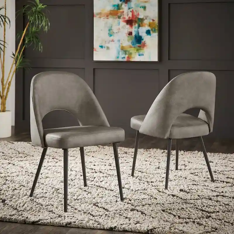Presley Upholstered Dining Chairs (Set of 2) by iNSPIRE Q Modern