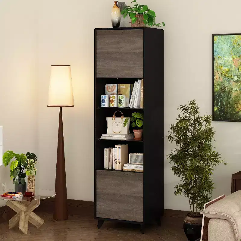 Famapy Vertical Storage Cabinet with Double - Door Design Stylish and Sturdy