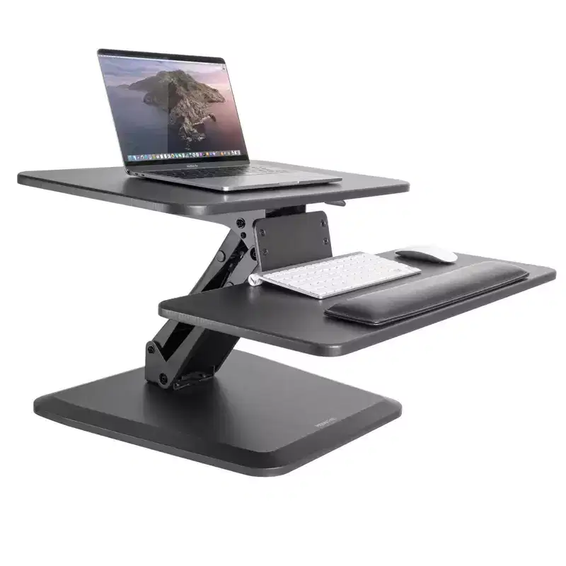 Sit Stand Desk Converter, Ergonomic Height Adjustable Tabletop Standing Desk