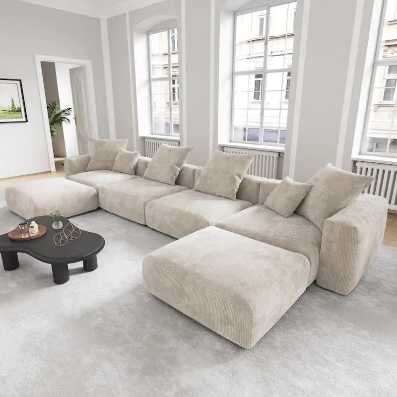 181 Corduroy Modular Sofa