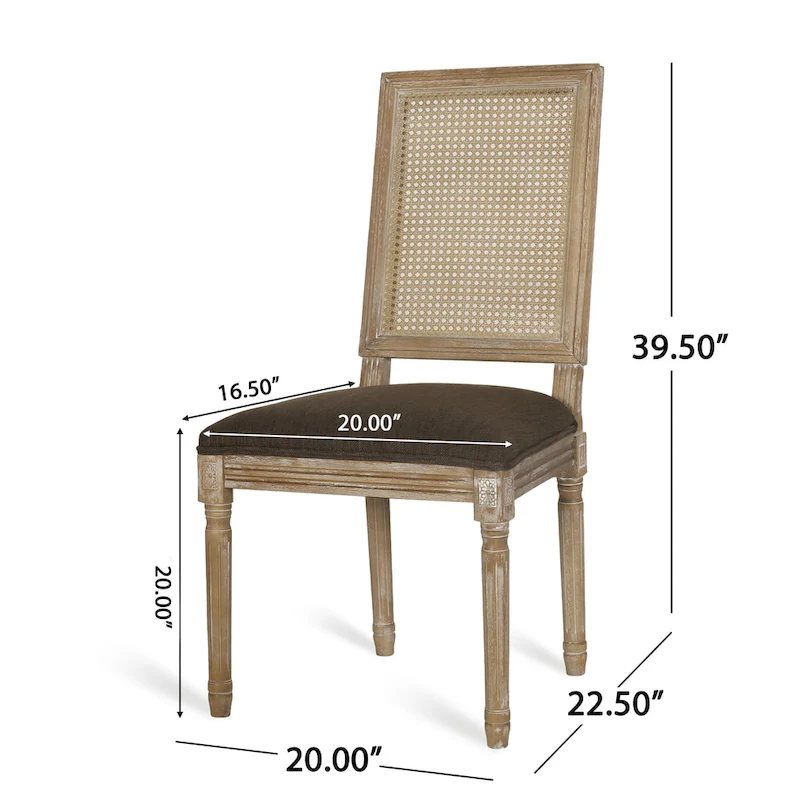 Remuda Wood and Cane Upholstered 5 Piece Circular Dining Set by Christopher Knight Home