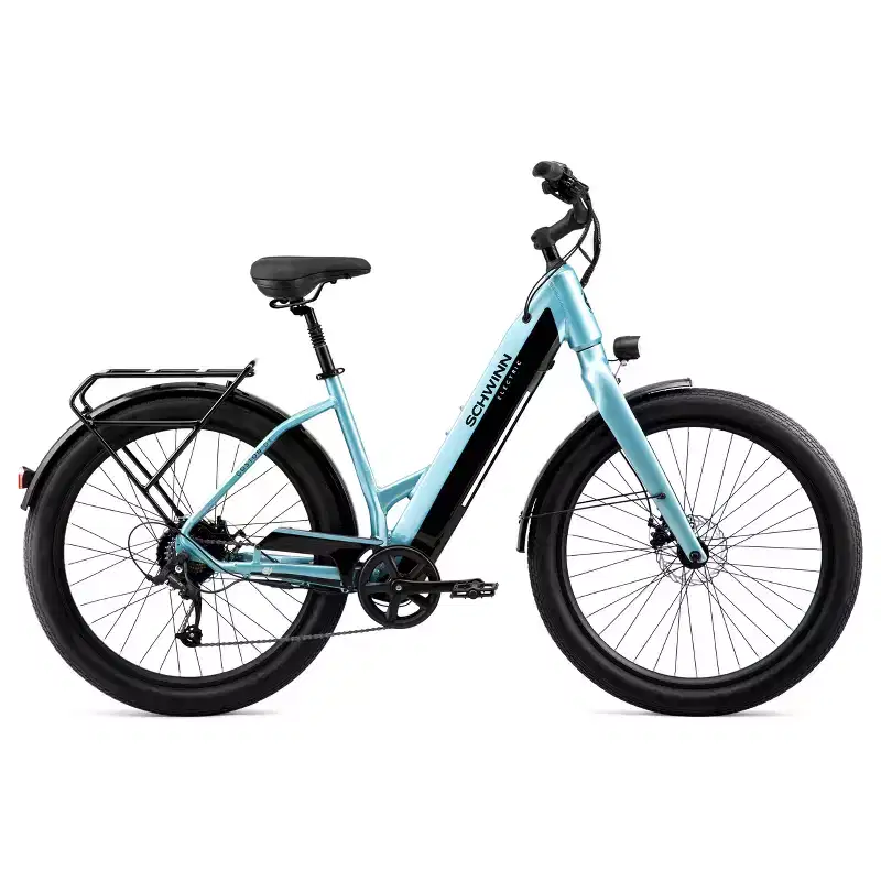 Schwinn Adult Coston DX 27.5 Step Through Hybrid Electric Bike