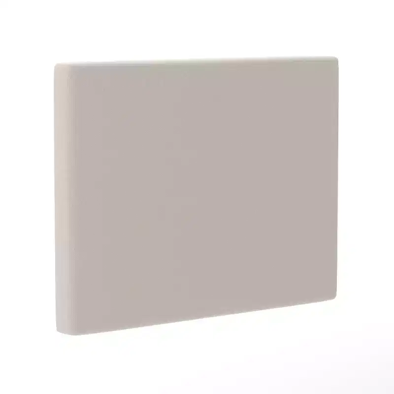 Merrick Lane Faux Linen Headboard with Stylish Upholstery, Dual Hanging Options, Charging Station with 2 Outlets, USB Port, USB-C Port