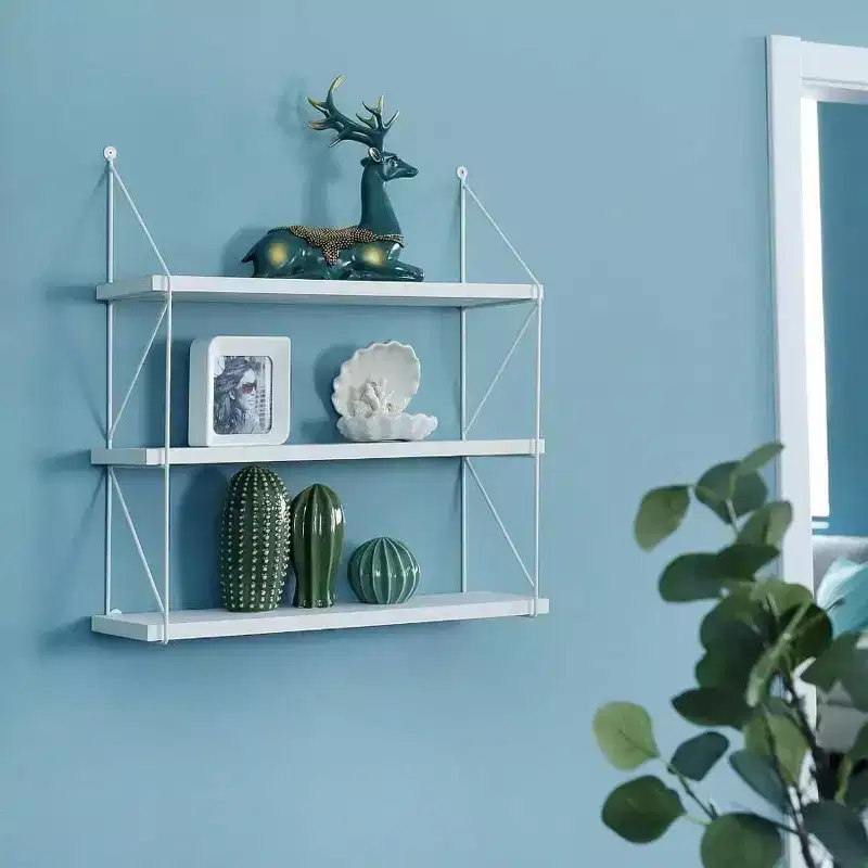 Wood 3-Tier Wall Display Shelf