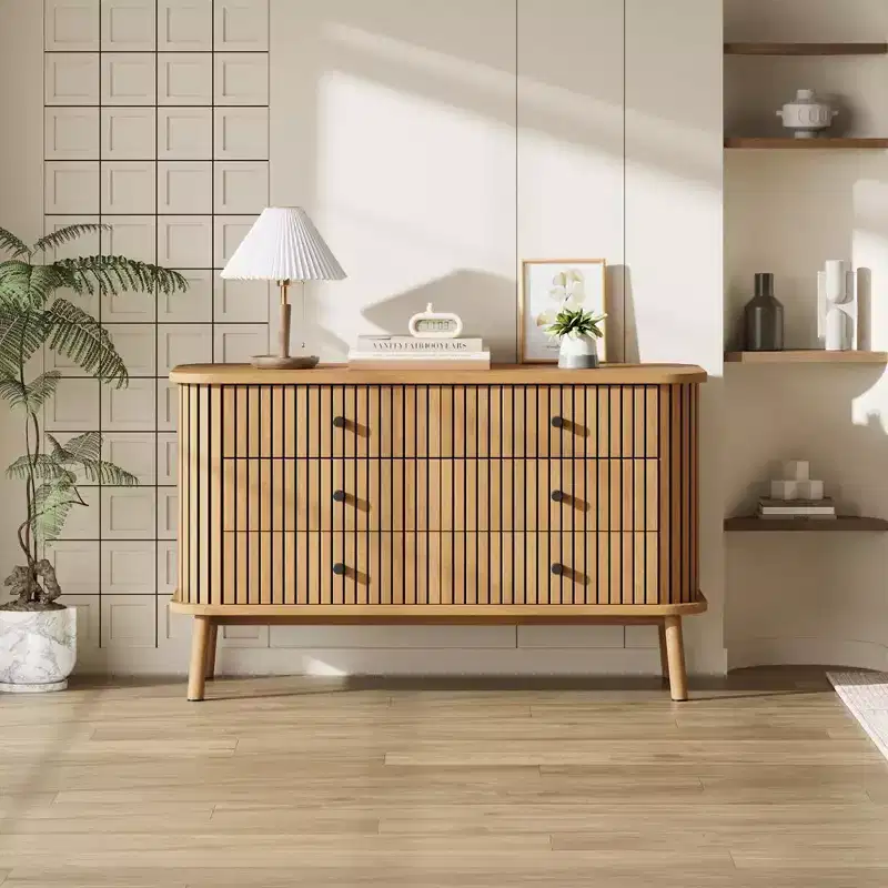 6 Drawer Dresser for Bedroom, Chests of Double Drawers