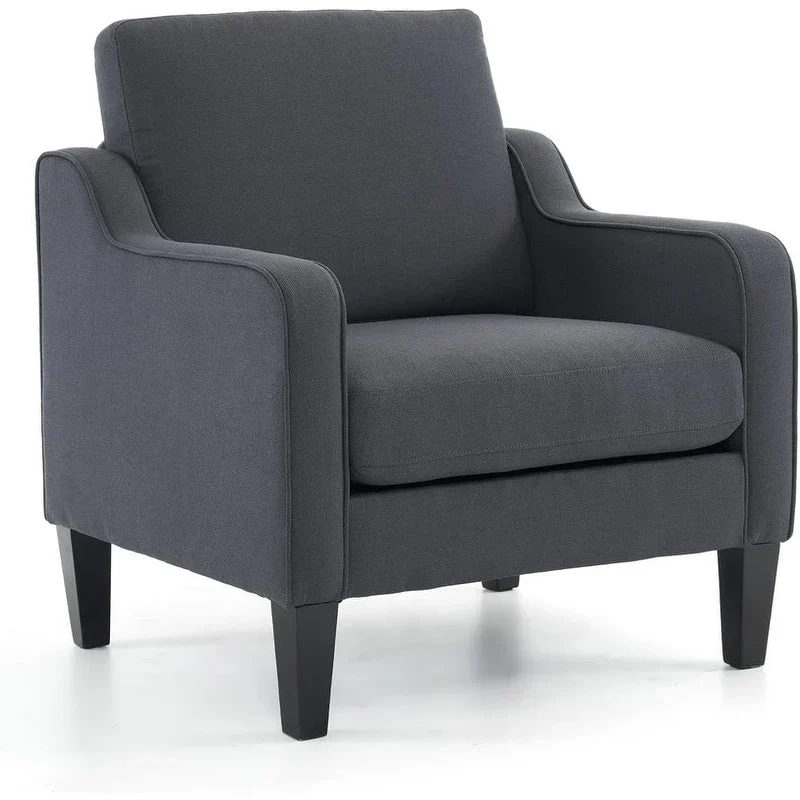 Mid-Century Modern Accent Chair, Single Seat – Multi-Color Options