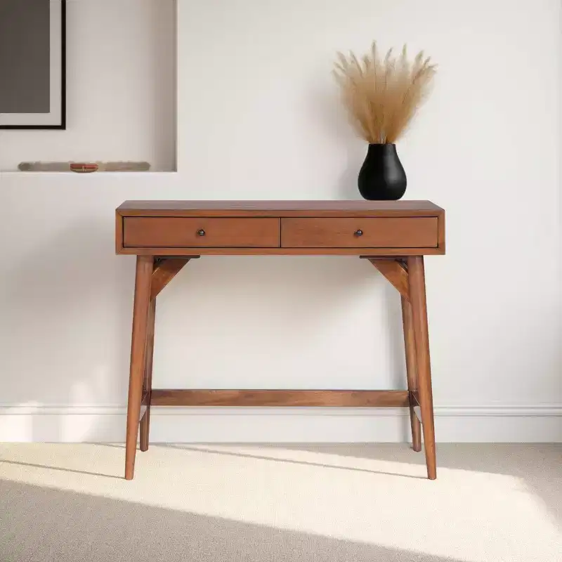 Flynn Mini Desk, Chestnut