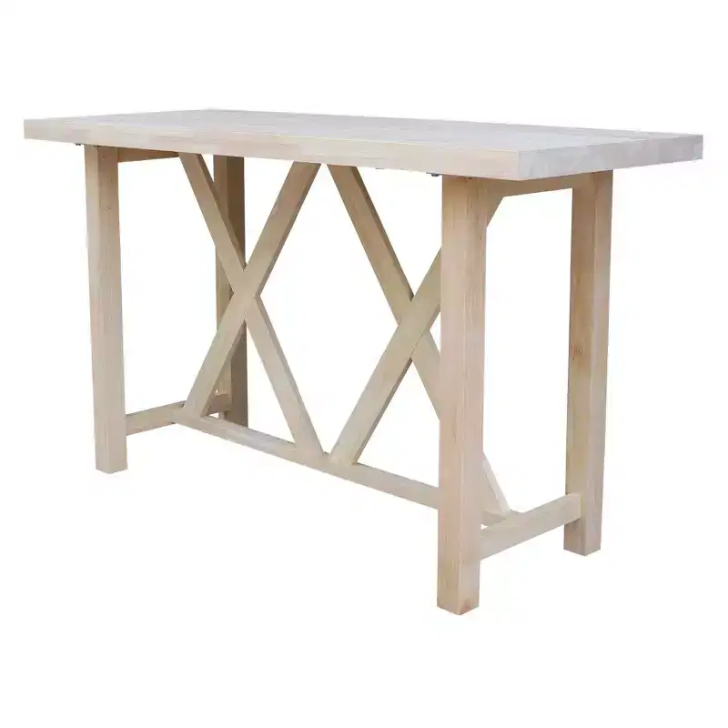 Bar Height Table Unfinished