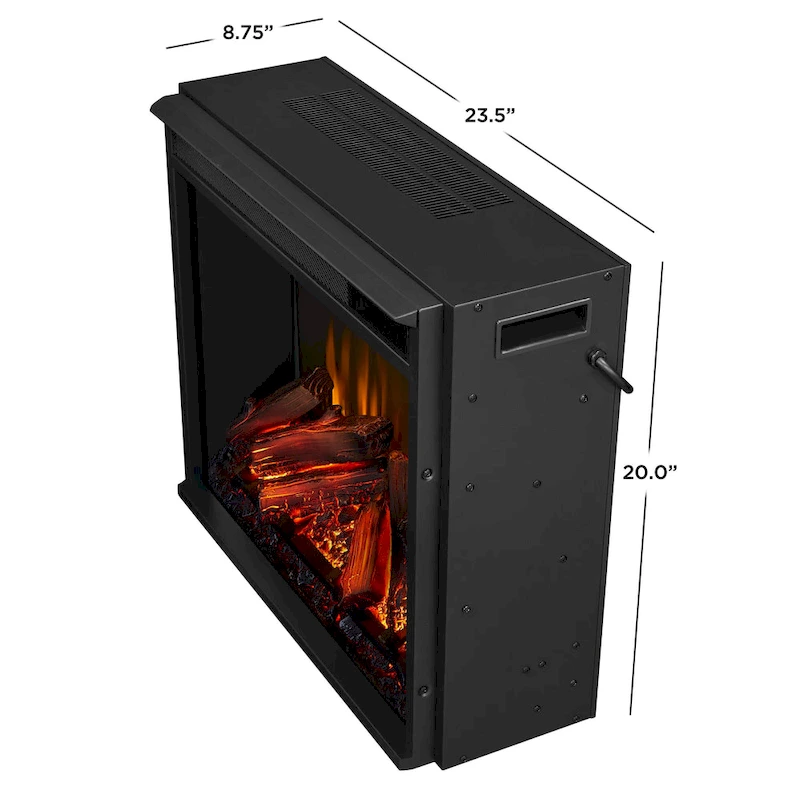 Lynette 56 TV Stand Electric Fireplace White by Real Flame