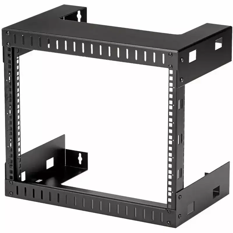 StarTech.com 8U Open Frame Wall Mount Equipment Rack - 12 in. Deep - RK812WALLO