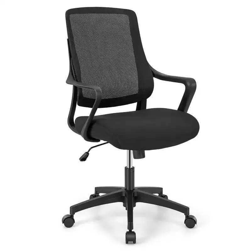 L-Shaped Corner Desk with Storage Shelves, Home Office Computer Desk with Keyboard Tray