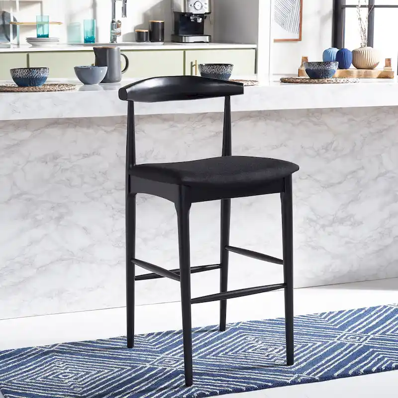 SAFAVIEH Miranda Retro 30-inch Bar Stool - 22 In. W x 21 In. D x 42 In. H - 22Wx21Dx42H