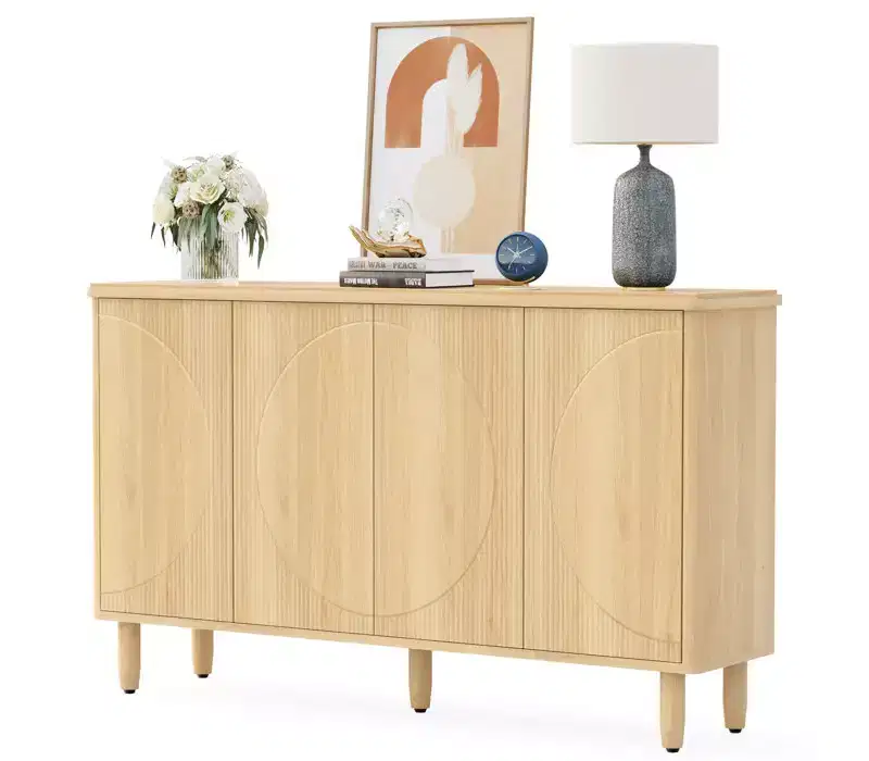 59.4-Inch Buffet Cabinet Sideboard