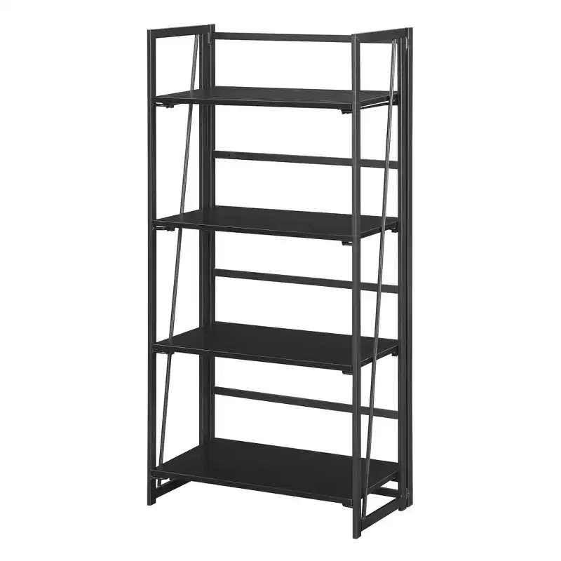 Xtra Folding 4 Tier Bookshelf - Breighton Home