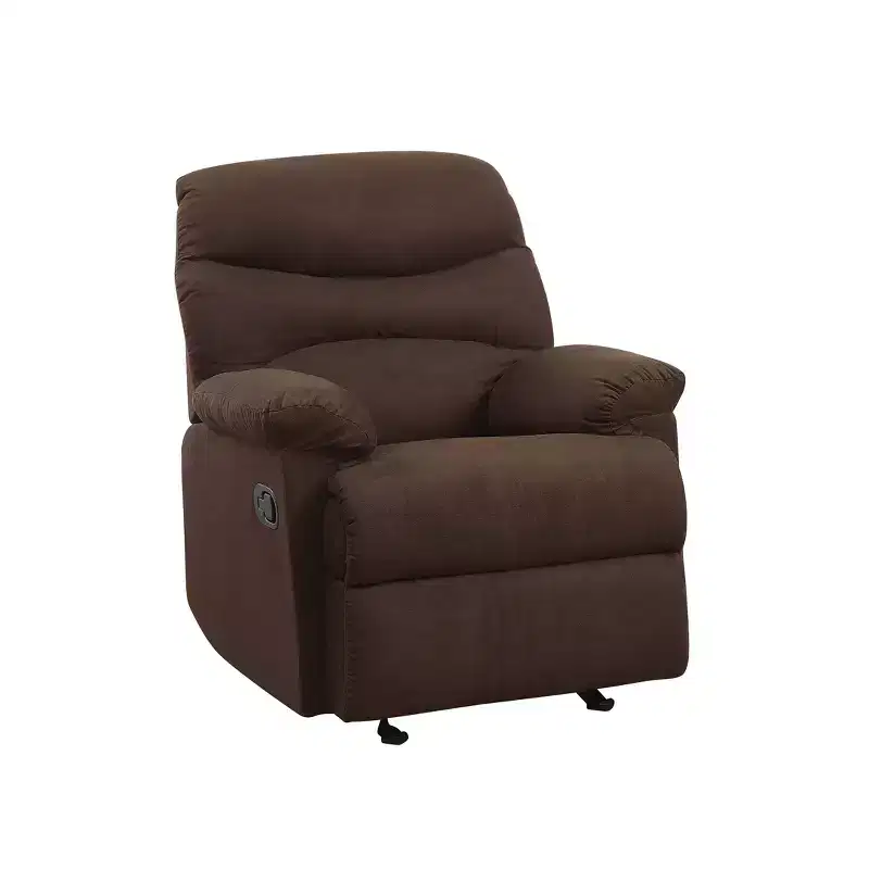 Acme Furniture Arcadia Microfiber Reclining Sofa Chocolate