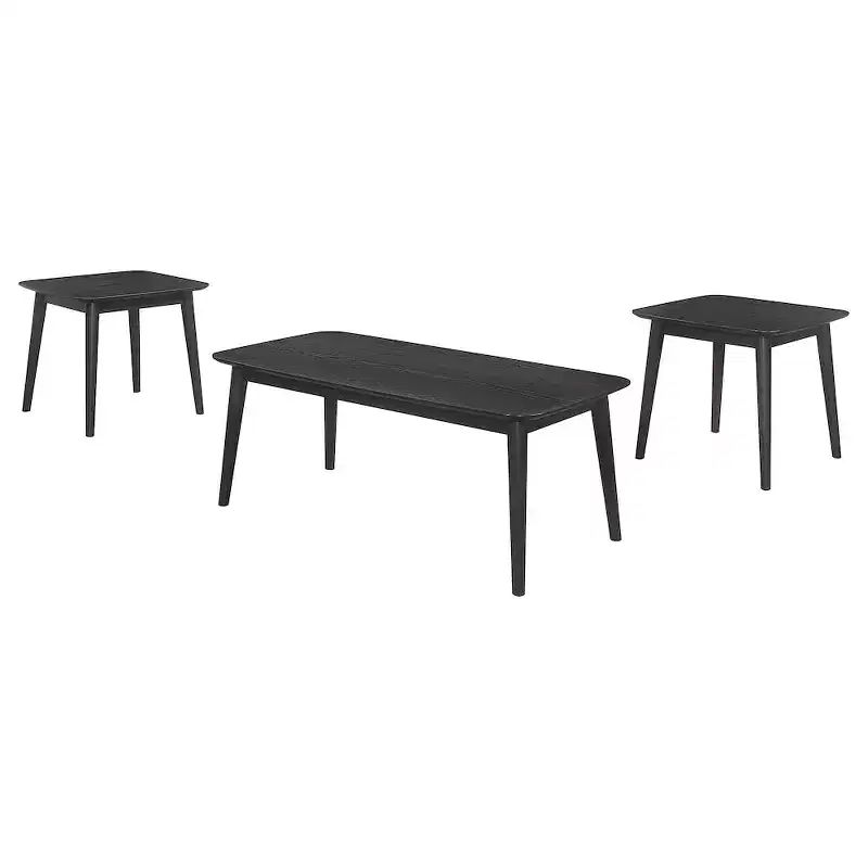 Coaster,Radley 3-piece Rectangular Coffee Table Set Black