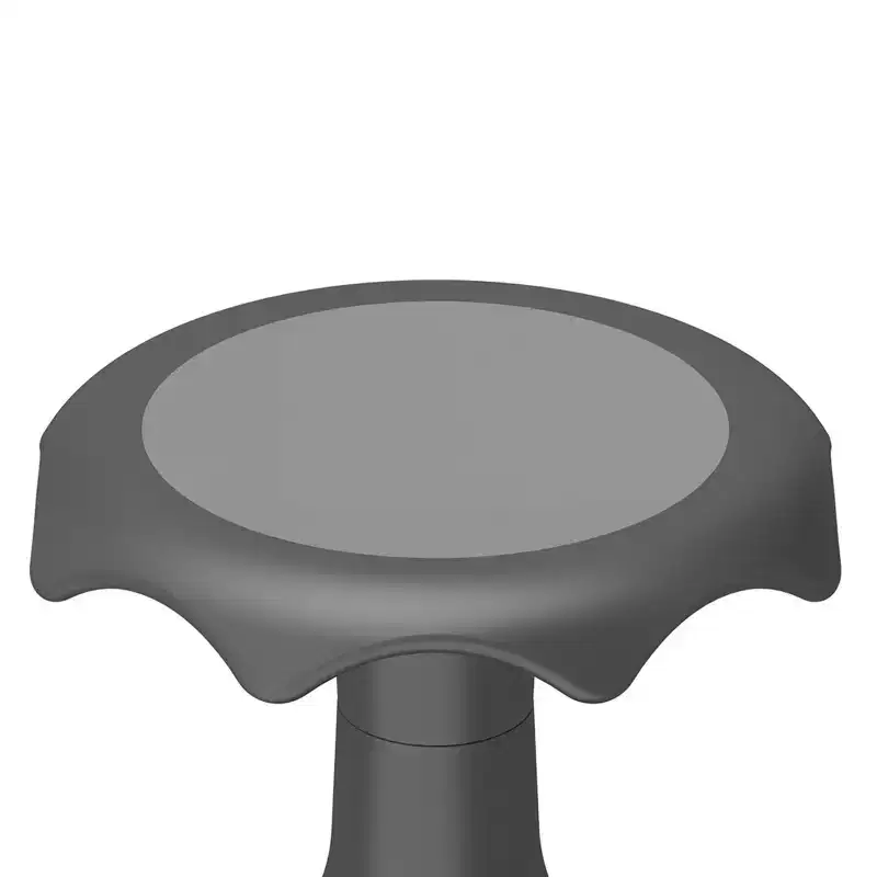 Stool Flexible Ergonomic Seating - 15 Black