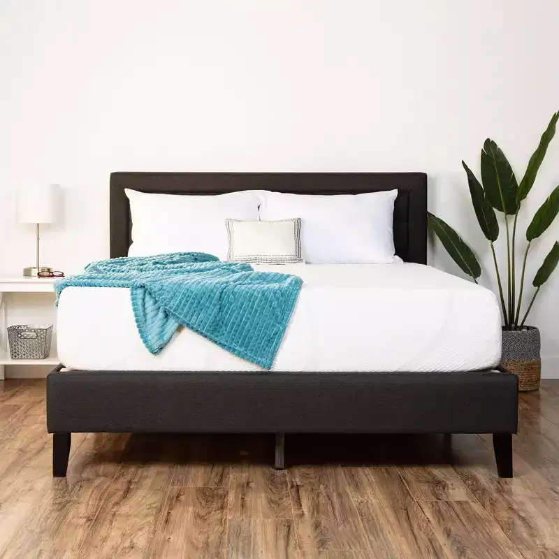 Best Choice Products 12in 2-Layer Medium-Firm Charcoal Gel & Green Tea Infused Memory Foam Mattress