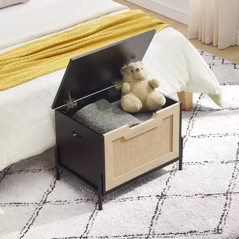 Entryway Bench with Storage, Storage Benches for Living Room Bedroom Organizer Seat