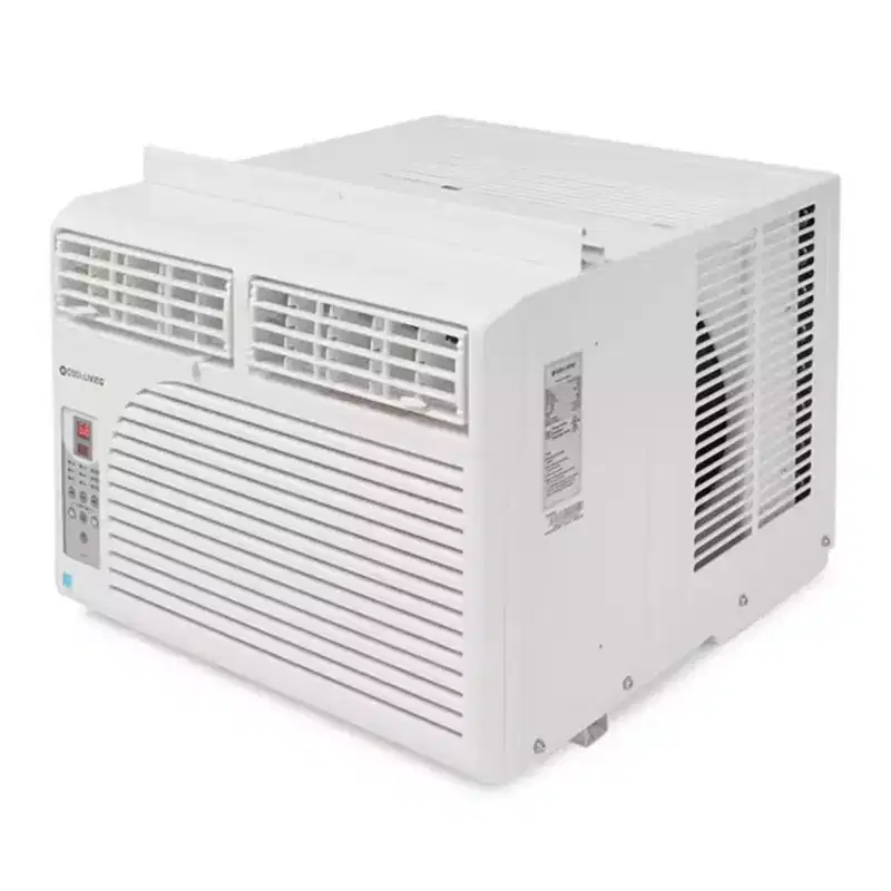 Cool-Living 10,000 BTU Window Mount Room Air Conditioner with Installation Kit and Remote Control, Cools Rooms Up To 450 Square Feet, White