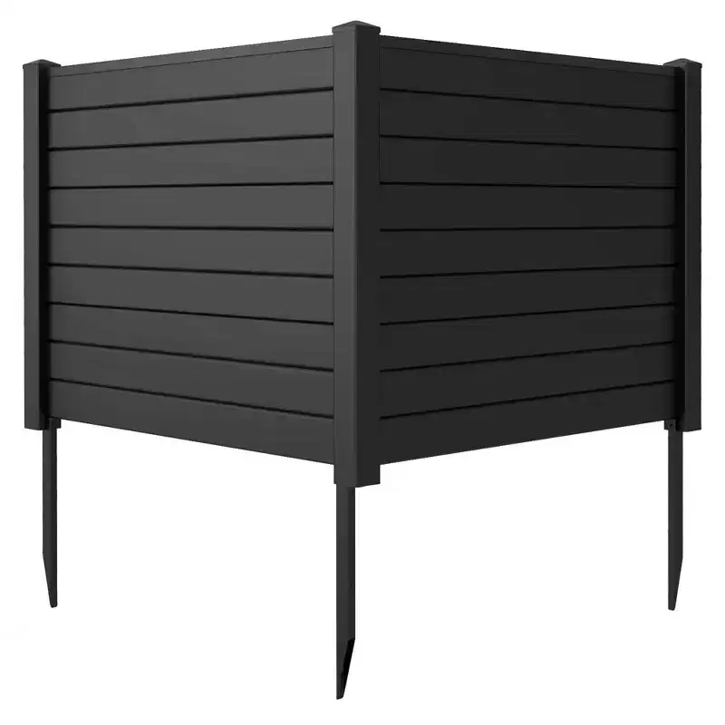 Air Conditioner Fence Privacy Screen with Ground Stakes, 48
