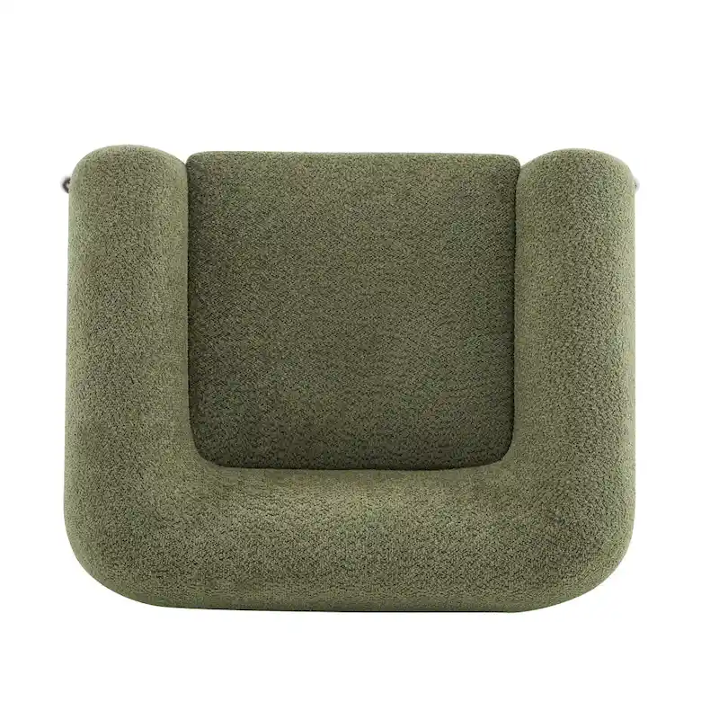 Tina Modern Upholstered Boucle Arm Club Chair by Christopher Knight Home