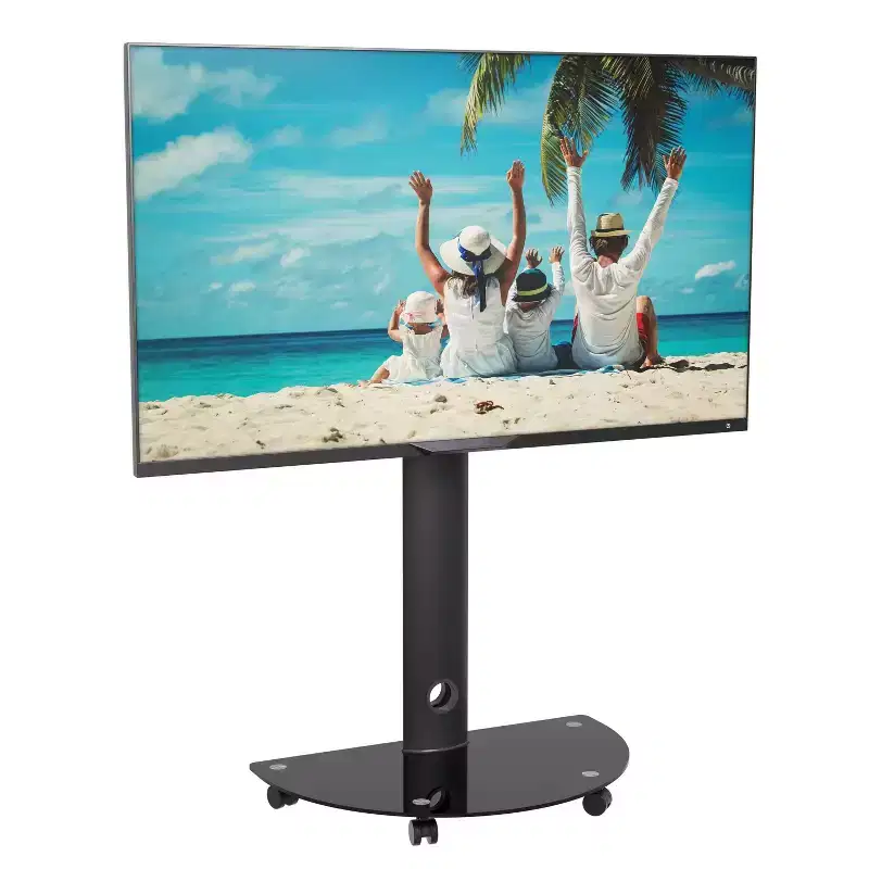 Promounts Mobile TV Cart with Swivel Mount for TVs 32 - 72 Up to 88 lbs