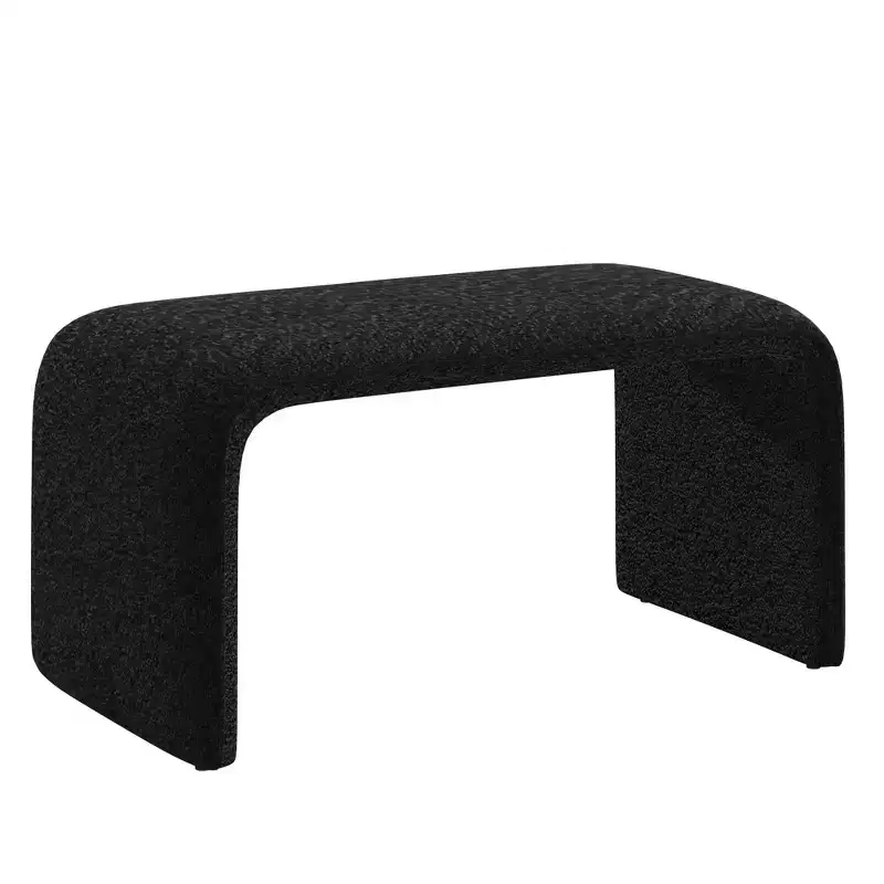 Contemporary Upholstered Ottoman â€?Versatile Footrest & Extra Seating for Living Room