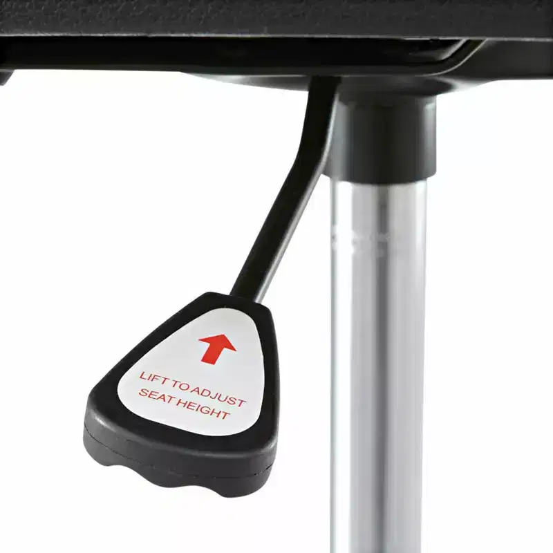 Swivel Task Stool – Molded Plastic, Adjustable Footring, Casters
