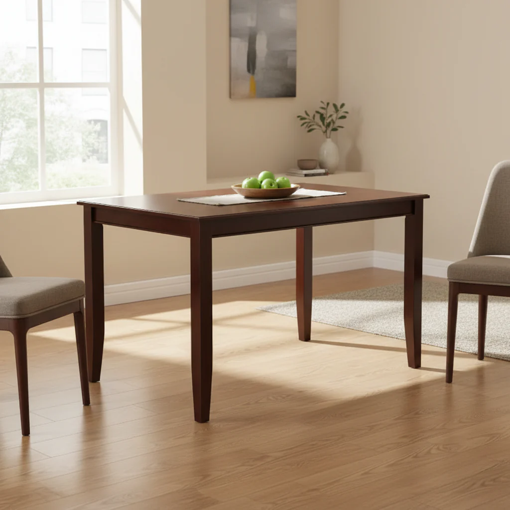 Counter Height Dining Table - Rustic Mahogany Finish, 36x60